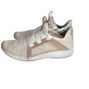 Adidas Women's Edge Lux Bounce Sneakers Athletic Shoes Pink/ Cream Size 8.5